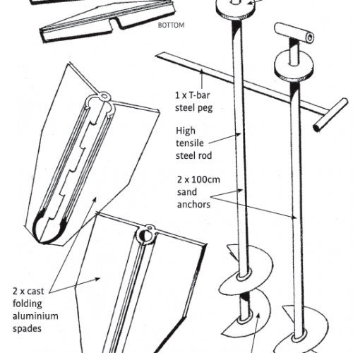 Sand Anchor Winch | Sand Anchor | Bush Winch